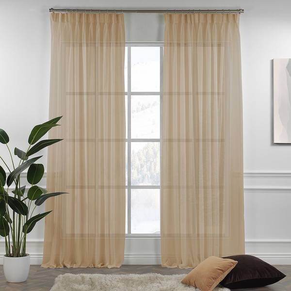 

Плиссированная штора Puude Home Design - 2 шт, 75x1x190 см, светло-коричневый