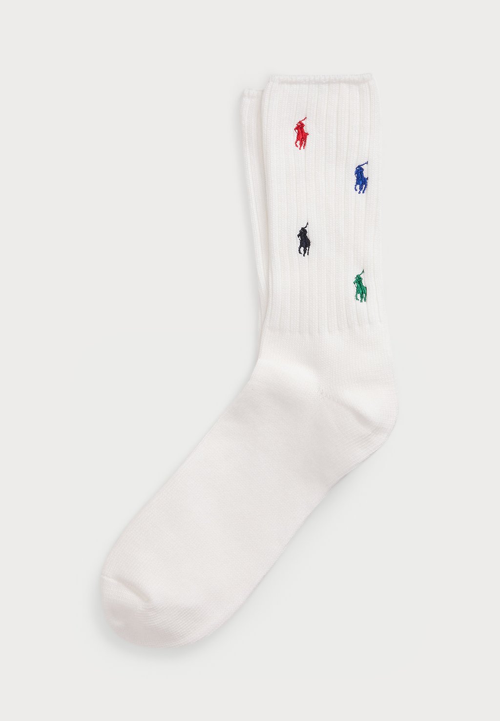 

Носки MULTICOLOR PONY COTTON BLEND CREW SOCKS Polo Ralph Lauren, белый
