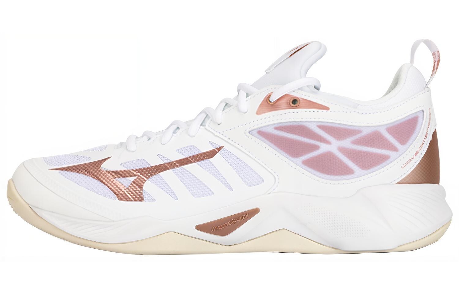 Mizuno Кроссовки унисекс, Белый/Розовый/Белоснежный