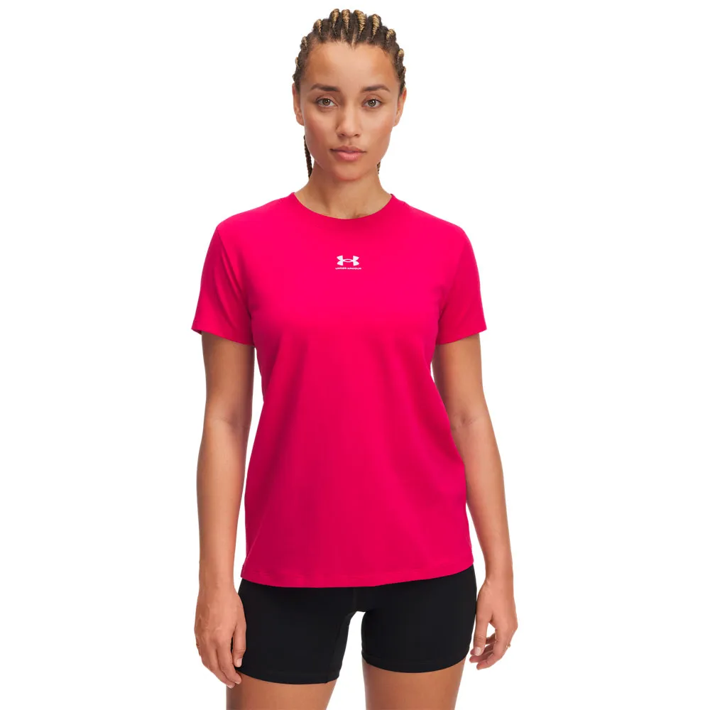 

Футболка с коротким рукавом Under Armour Rival Core, розовый