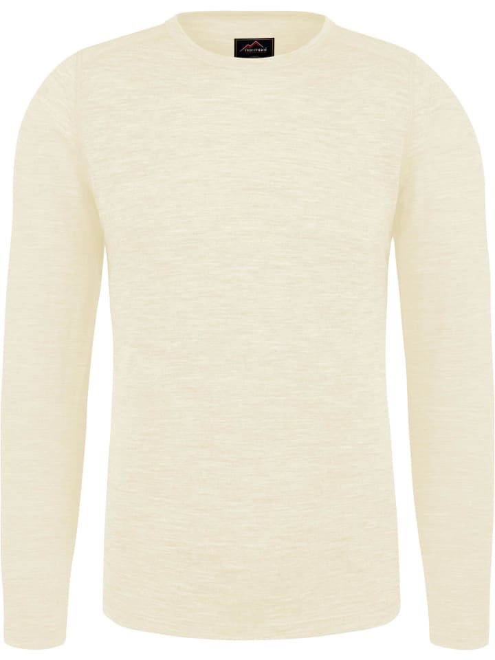 

Normani Outdoor Sports Мужская футболка с длинным рукавом из мериносовой шерсти "Мельбурн" цвета "слоновая кость", Бежевый, Normani Outdoor Sports Мужская футболка с длинным рукавом из мериносовой шерсти "Мельбурн" цвета "слоновая кость"