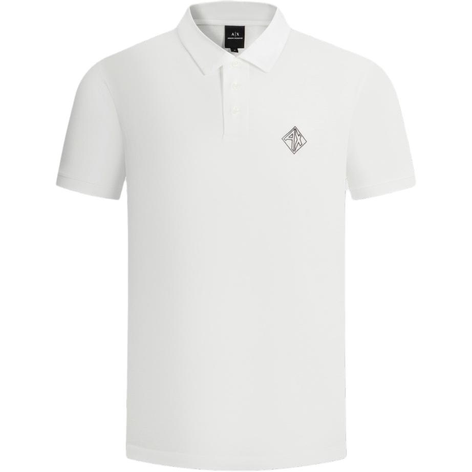 

Футболка-поло AE для мужчин ARMANI EXCHANGE, экрю