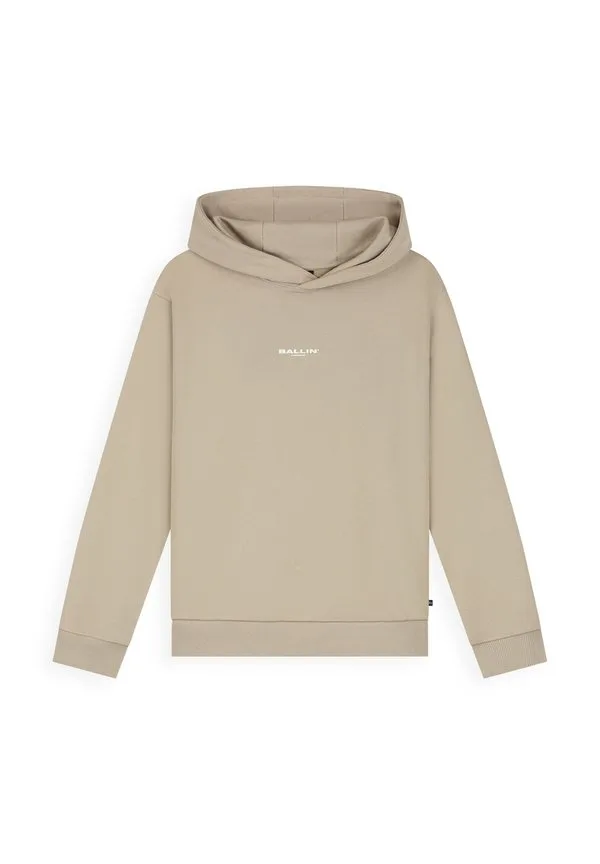 Толстовка свободного кроя, свитера с капюшоном Ballin, Taupe — фото 4
