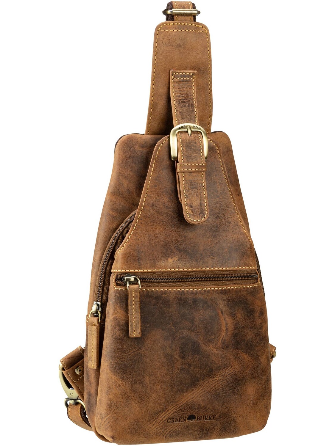 

Рюкзак Greenburry Sling Vintage 1558 Body, цвет Sattelbraun