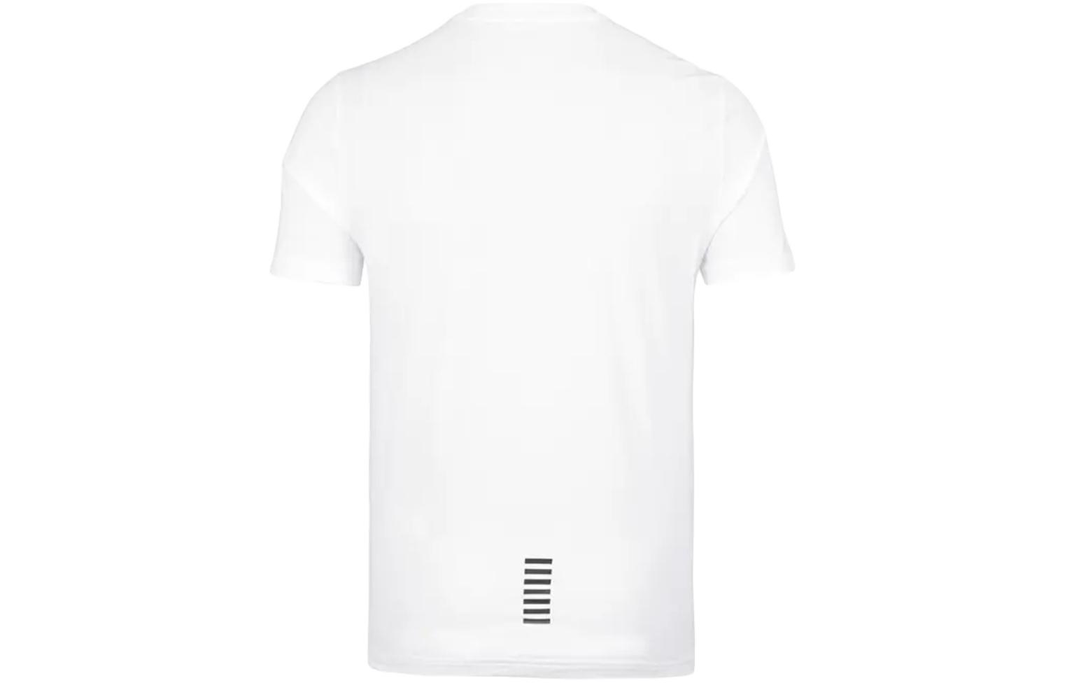 EMPORIO ARMANI Футболка EA7 SS25 мужская белая — фото 4