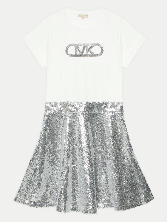 

Платье на каждый день обычный крой R30173 D Michael Kors Kids, серебряный