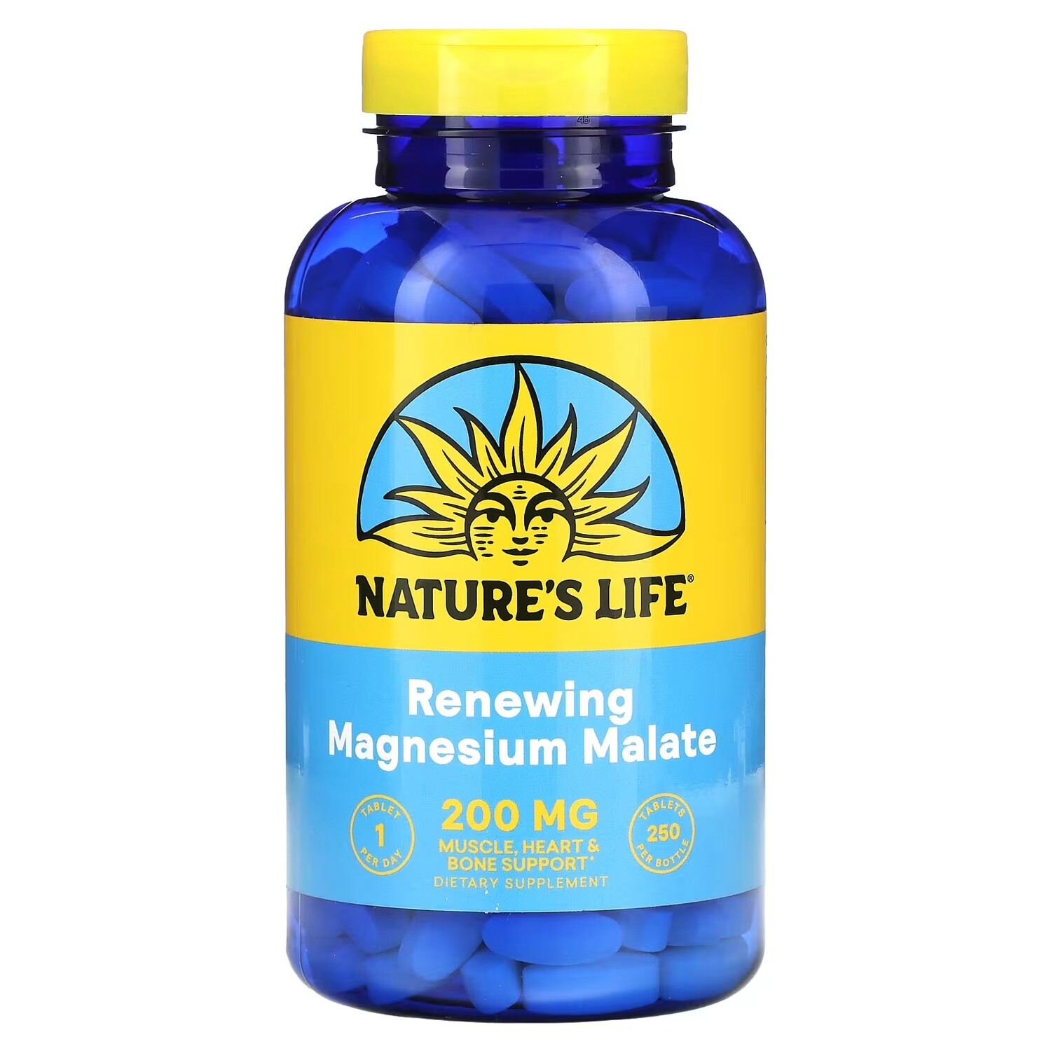 

Добавка Nature's Life Renewing Magnesium Malate 200 мг