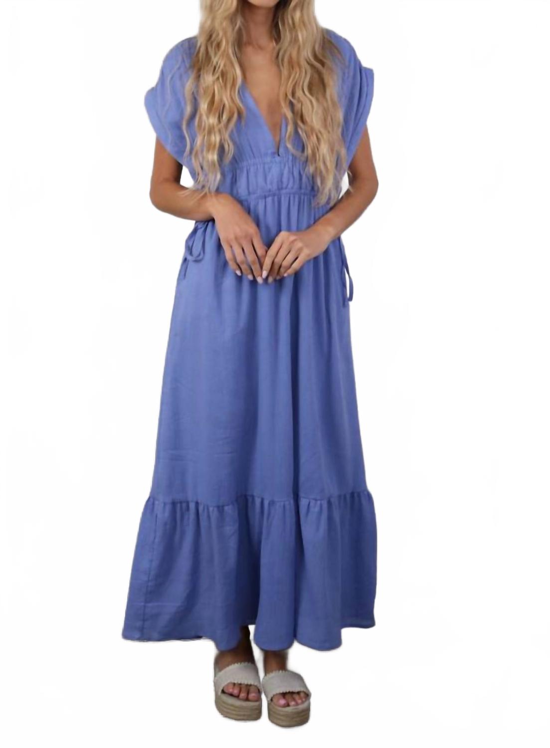 

Кафтан Paros в цвете барвинка Mint, Periwinkle