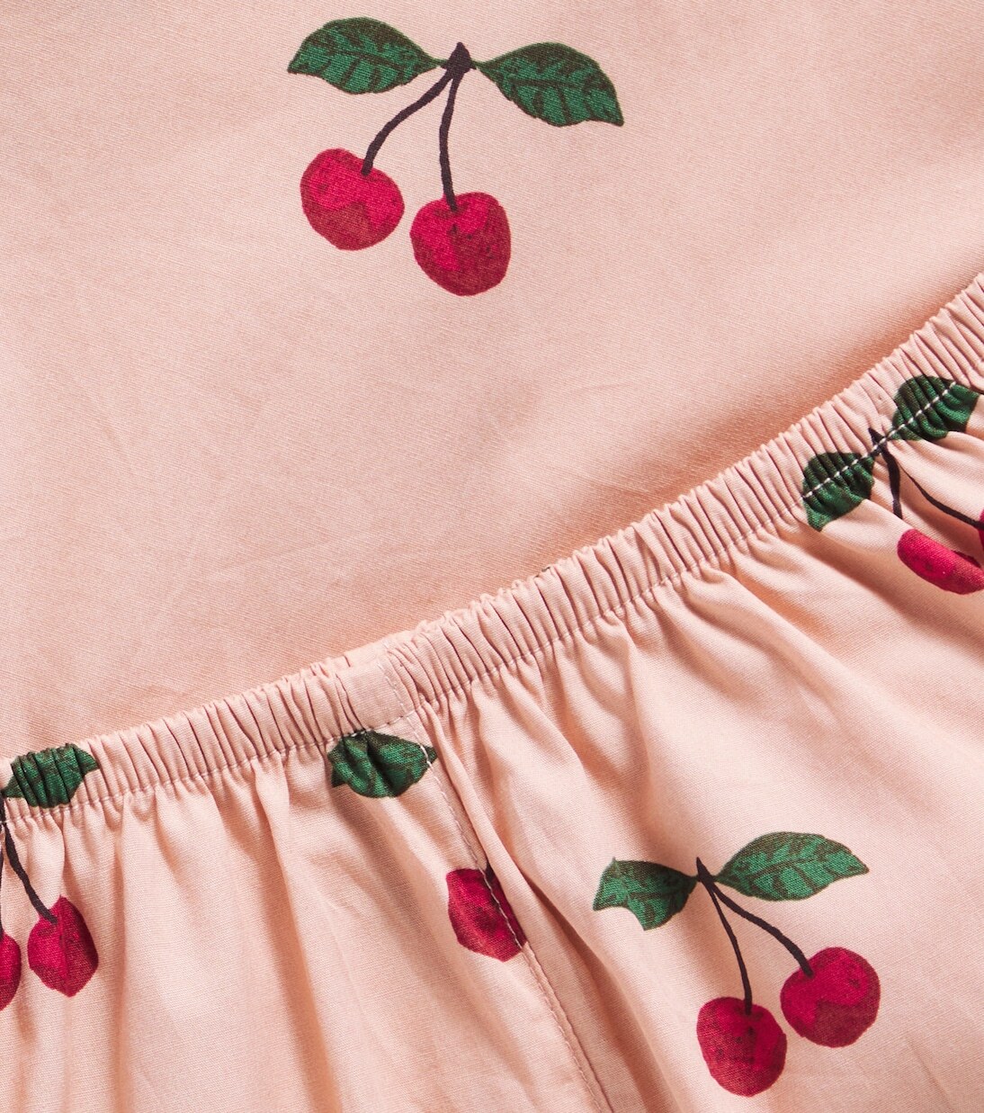 Комплект из хлопкового топа и шорт с принтом Вербена Konges Sløjd, Ma Grande Cerise Blush — фото 3