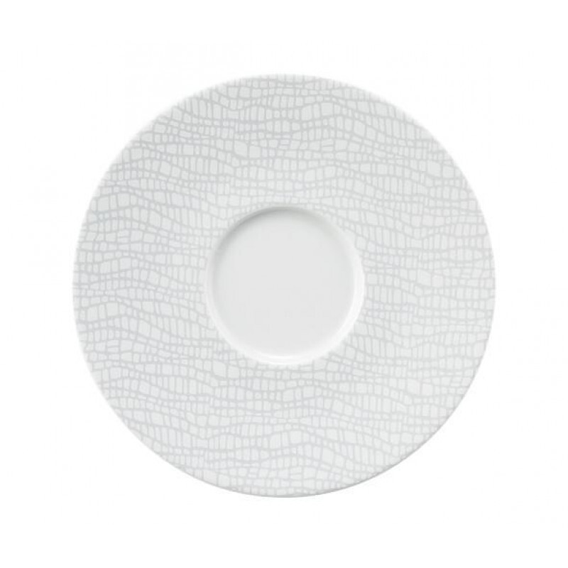 

Life Fashion - Комбинированное блюдце Elegant Grey 16,5 см Seltmann Weiden, белый