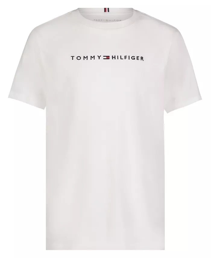 

Футболка с коротким рукавом Big Boy Tomas Tommy Hilfiger, коричневый/бежевый