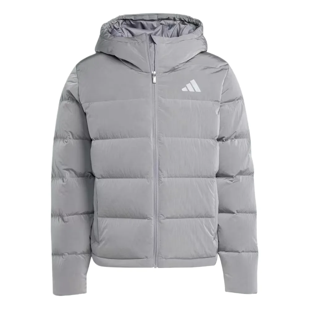 Спортивная пуховая куртка мужская Adidas, Metallic Silver