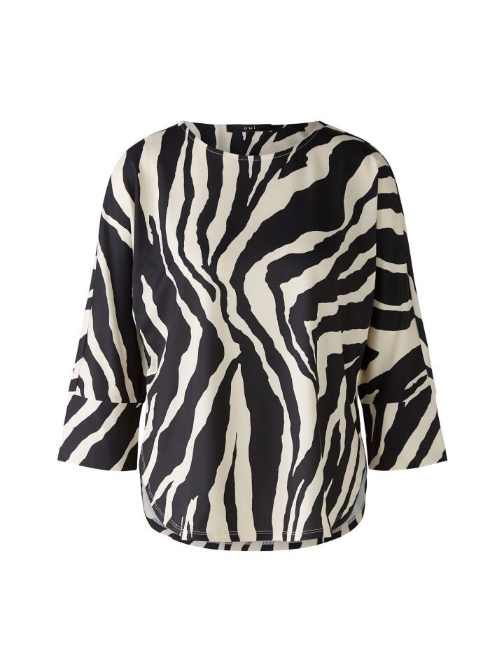 

Футболка Oui Shirt, цвет offwhite black