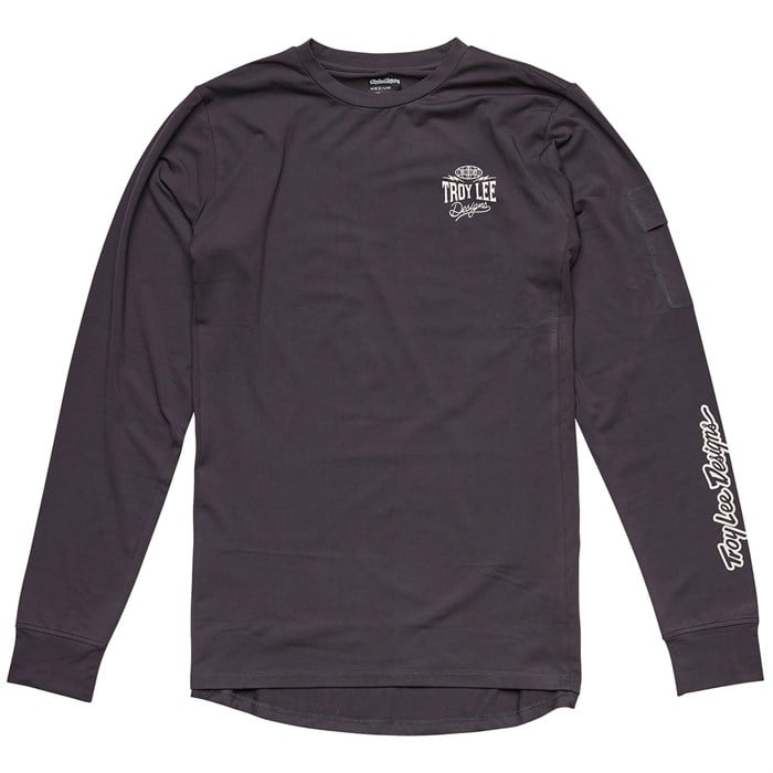 

Футболка Ruckus с длинным рукавом для езды Troy Lee Designs, Bolts Carbon