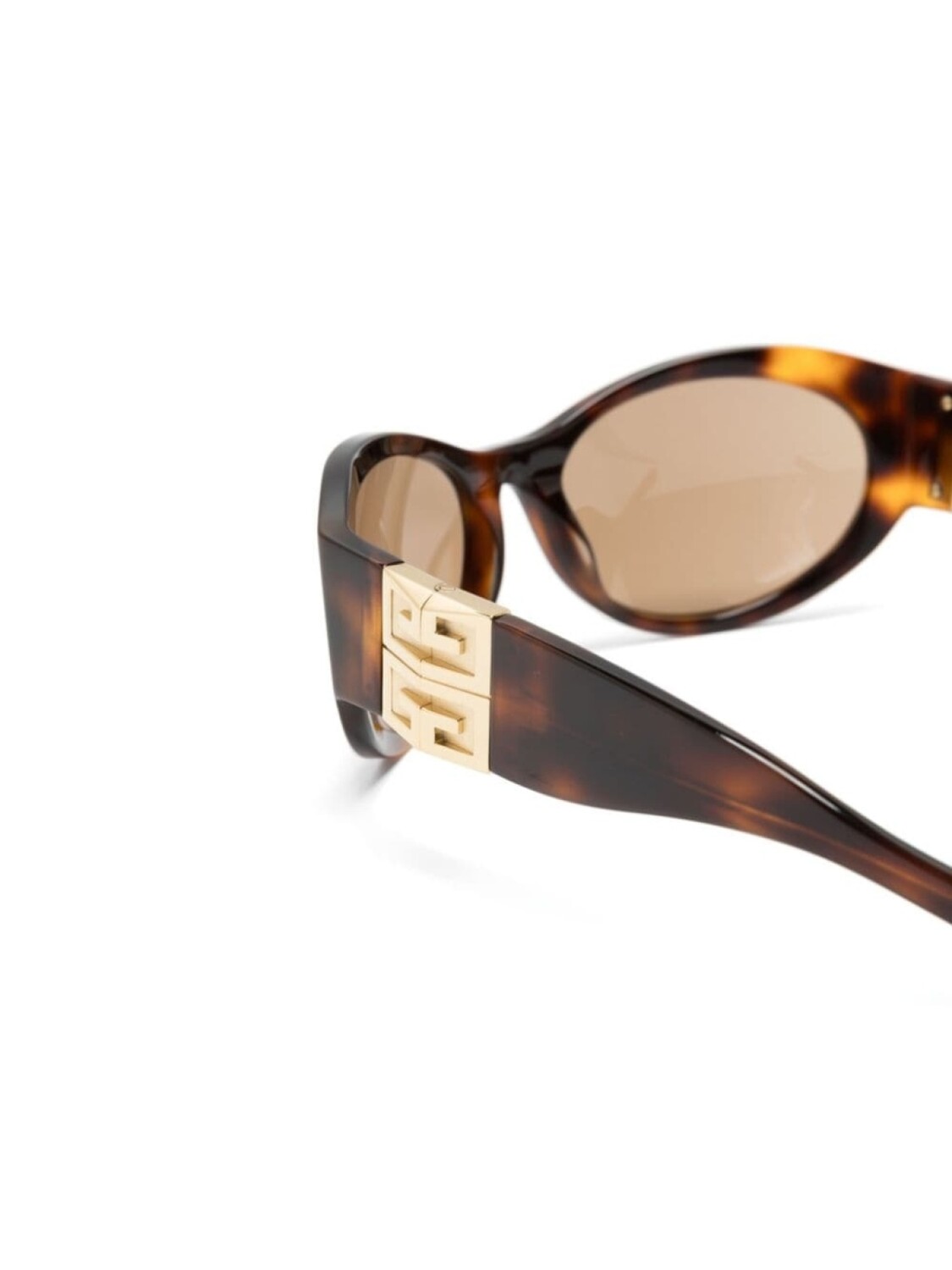 Большая оправа с мотивом 4G Солнцезащитные очки Givenchy Eyewear, коричневые — фото 3