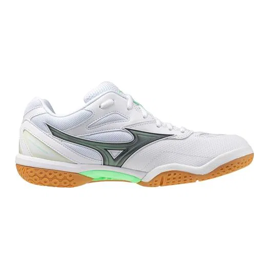 Мужские кроссовки для бадминтона «Wave Fang Pro» от Mizuno, White X Mint — фото 3