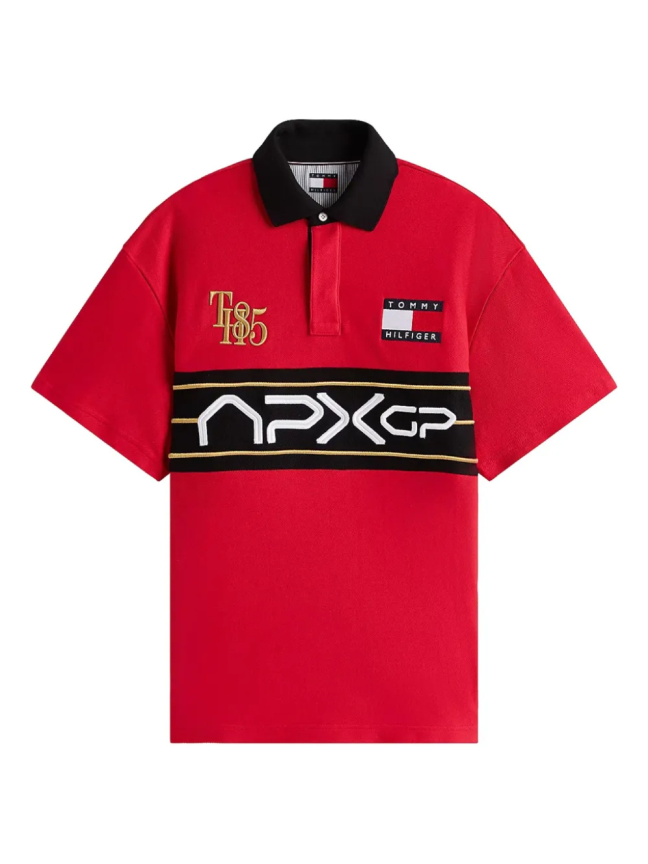 

Рубашка-поло с графическим рисунком APXGP Tommy Hilfiger, красный
