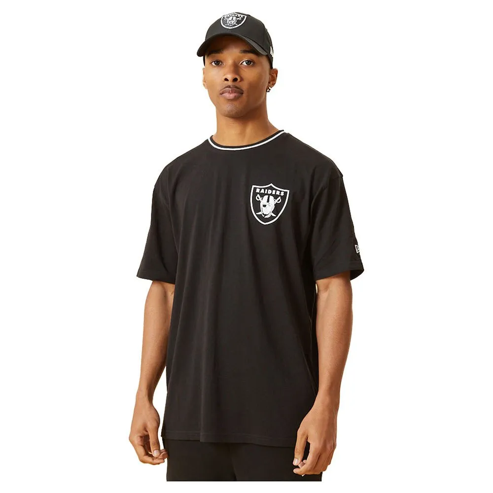 

Футболка с коротким рукавом New Era Essential Graphic Oversize Las Vegas Raiders, черный