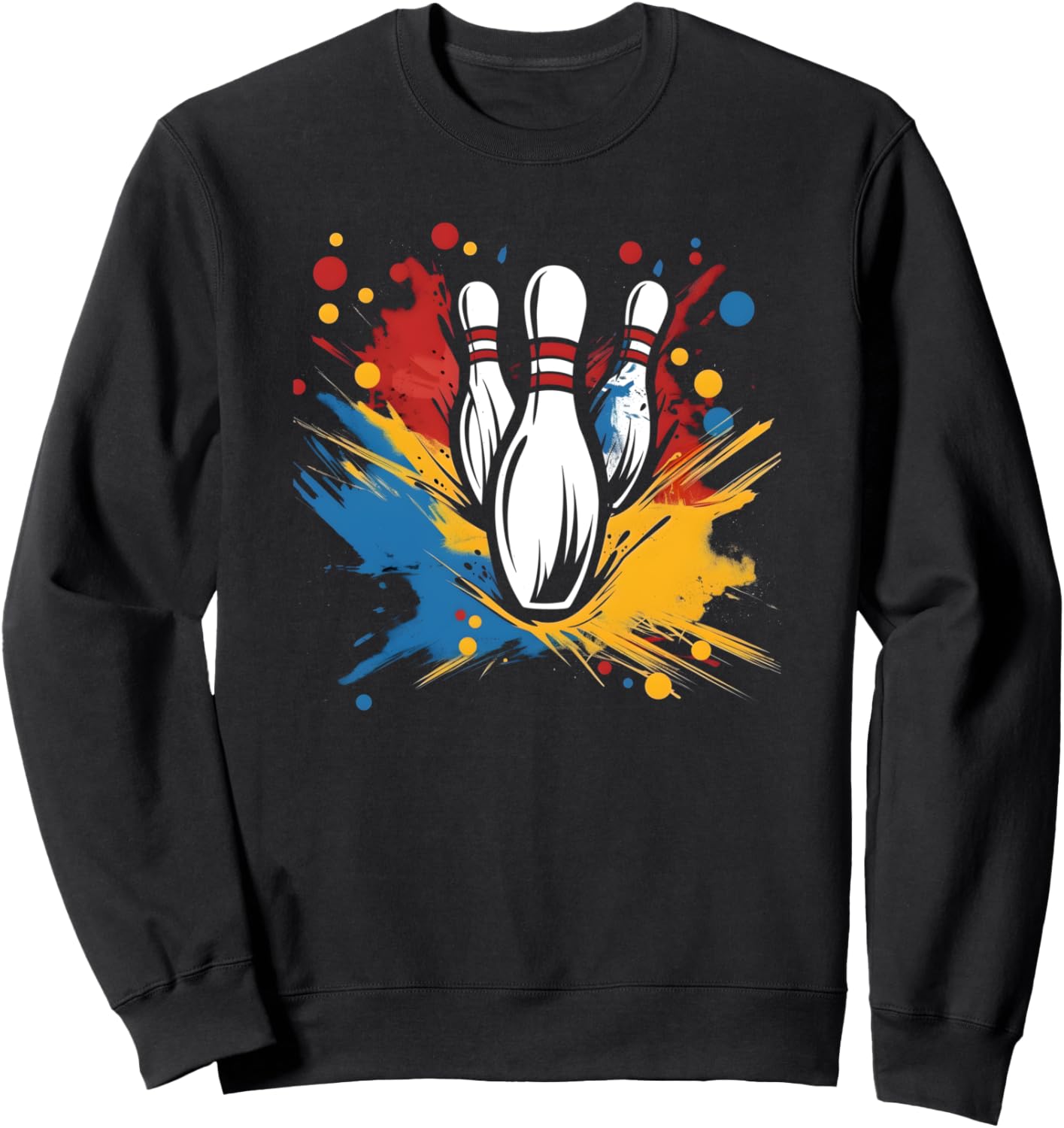 

Толстовка цвета боулинга Funny Bowling Player Shirts And Giveaways, черный
