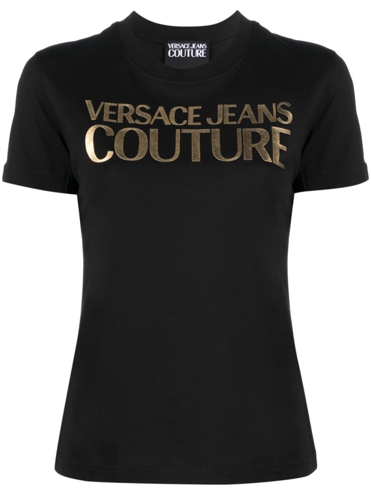 

Футболка с логотипом Versace Jeans Couture, черный