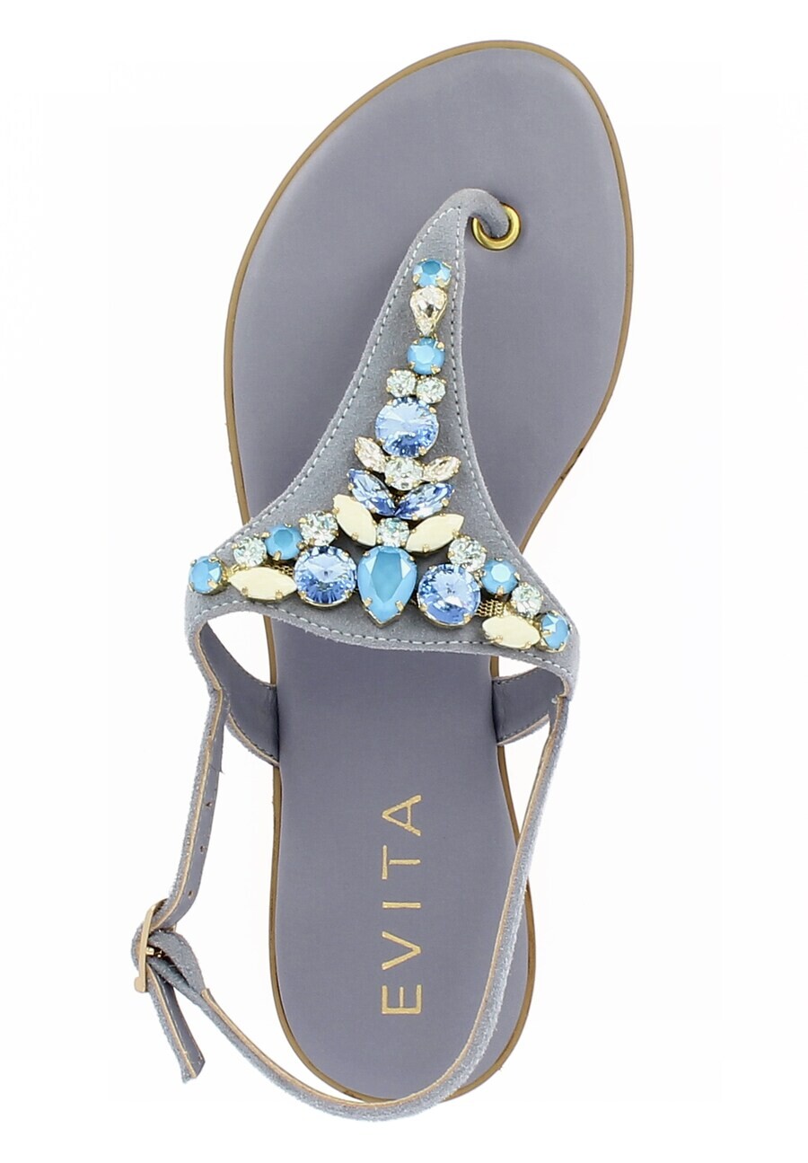 Сандалии EVITA T-Bar Sandals OLIMPIA, светло-голубой — фото 3