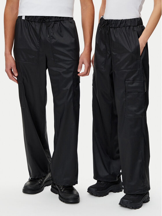 

Водонепроницаемые широкие брюки Unisex 18990 Rains, черный