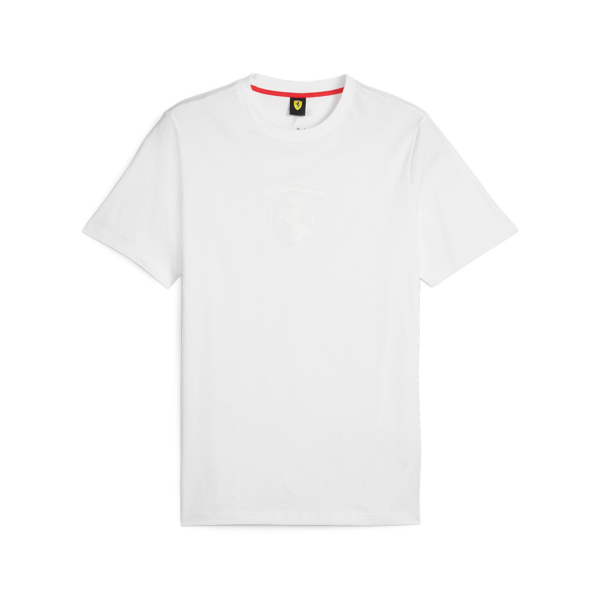 

Футболка PUMA Men's Scuderia Ferrari Race Big Shield Motorsport Tonal, белый