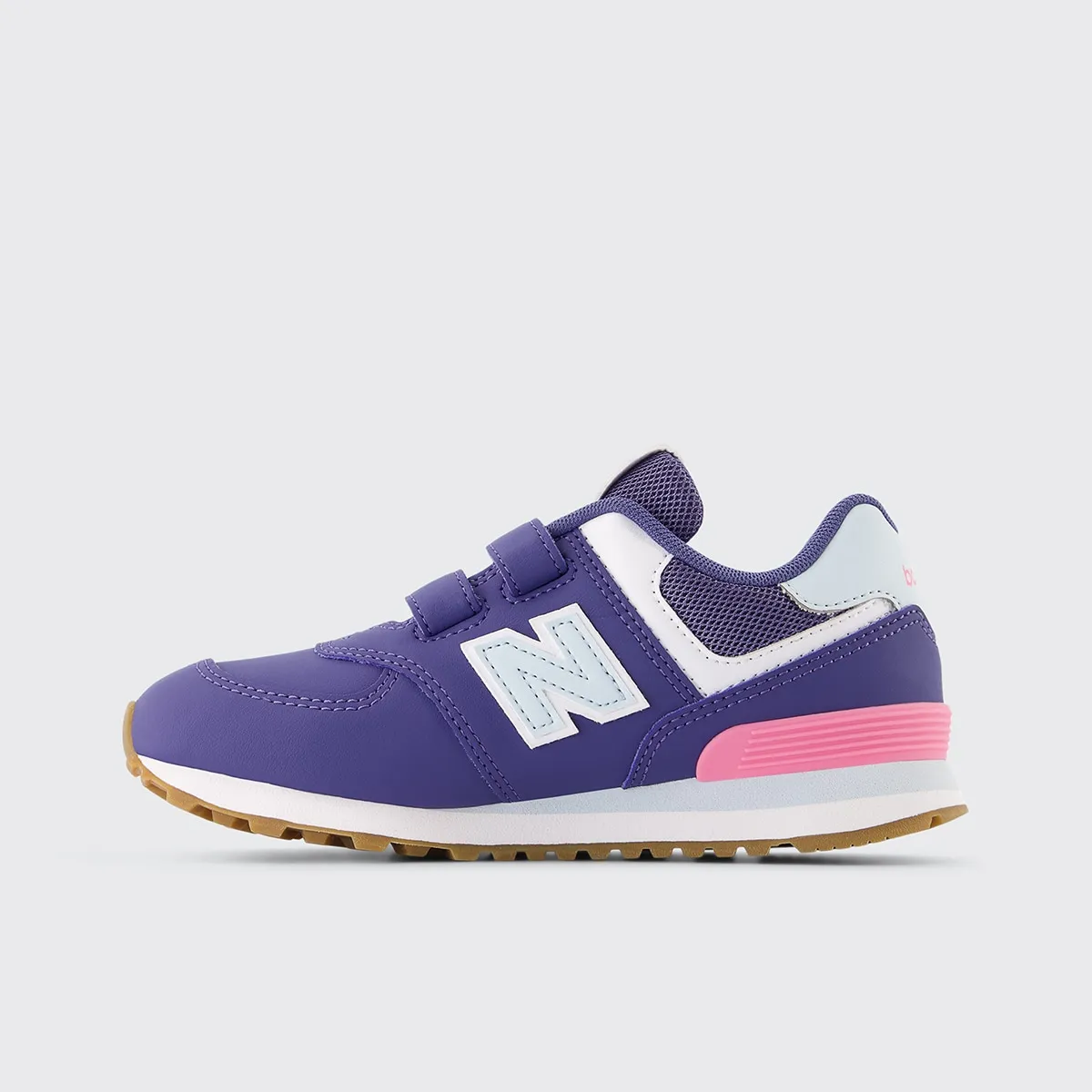 Детские повседневные кроссовки 574 с застежкой-липучкой New Balance, фиолетовый — фото 4