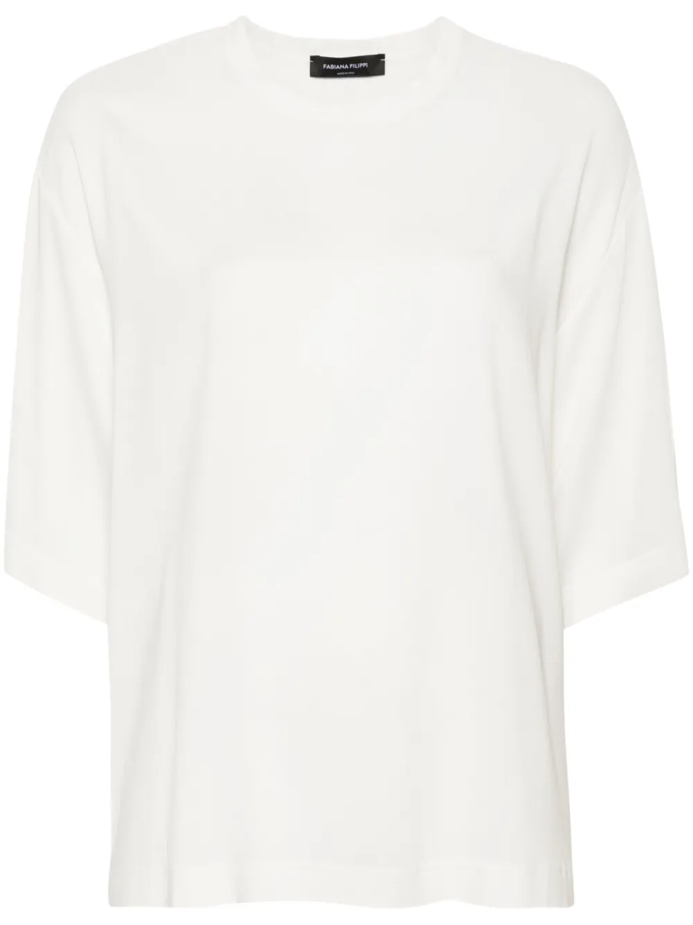 

Шифоновая футболка Fabiana Filippi, белый