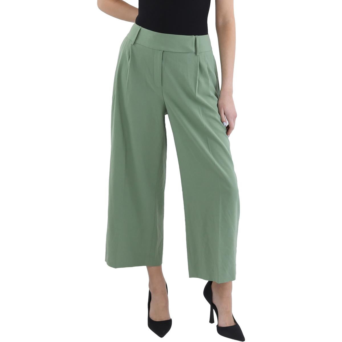 

Женские укороченные брюки Укороченные брюки Tahari ASL, цвет fern green