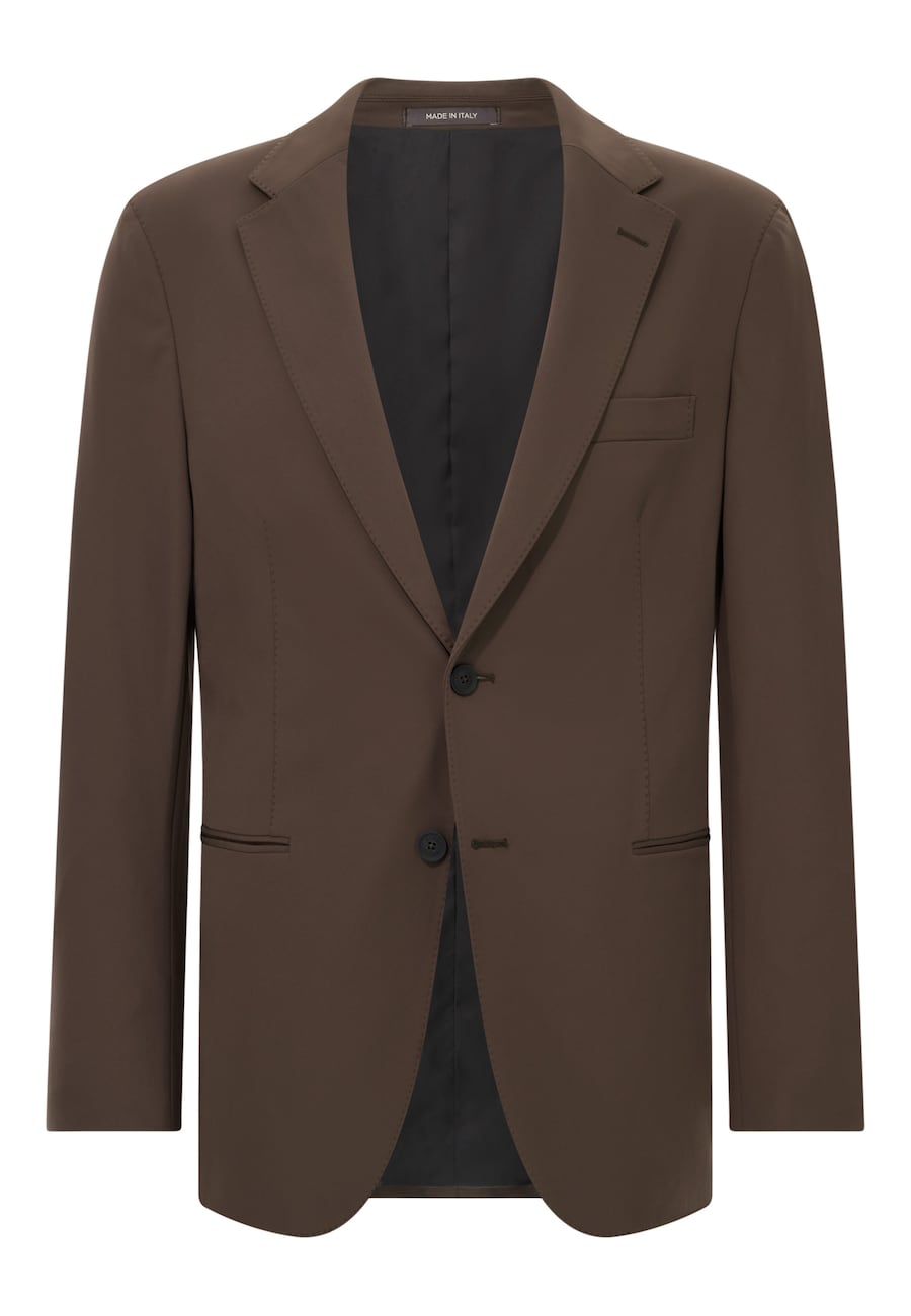 

Деловой пиджак прямого кроя Boggi Milano B Tech, коричневый