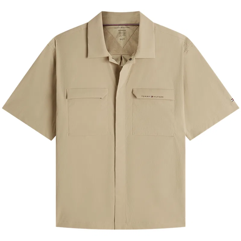 Рубашка Tommy Hilfiger мужская хаки