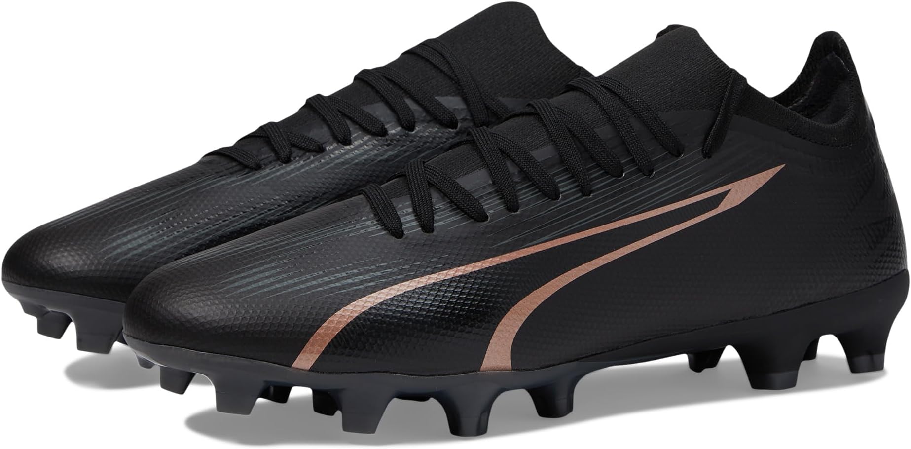 

Кроссовки PUMA Ultra Match Firm Ground/Artificial Ground, цвет Puma Black/Copper Rose