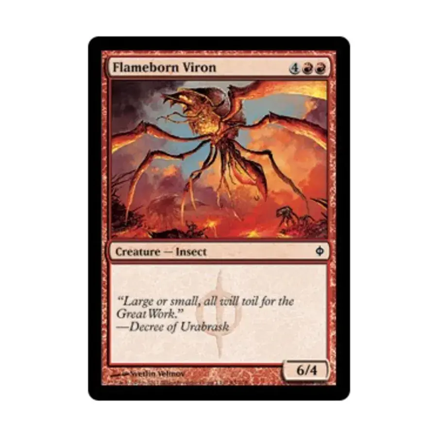 

CCG Пламенорожденный Вирон (C) (Фольга), MTG - New Phyrexia