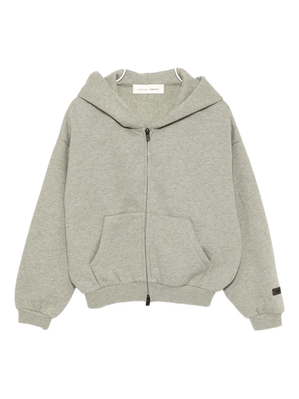 

Толстовка с тисненым логотипом FEAR OF GOD ESSENTIALS KIDS, серый
