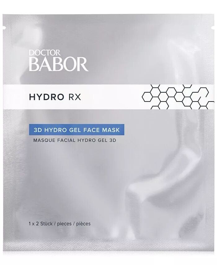 

Гидрогелевая маска для лица Hydro Rx 3D, 4 шт Babor