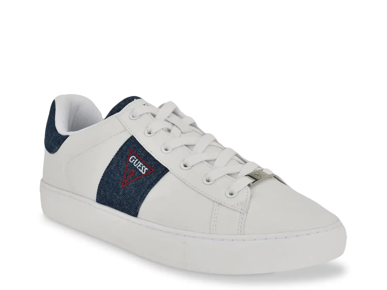 

Бертелл - кроссовки мужские Guess, White/Denim Blue