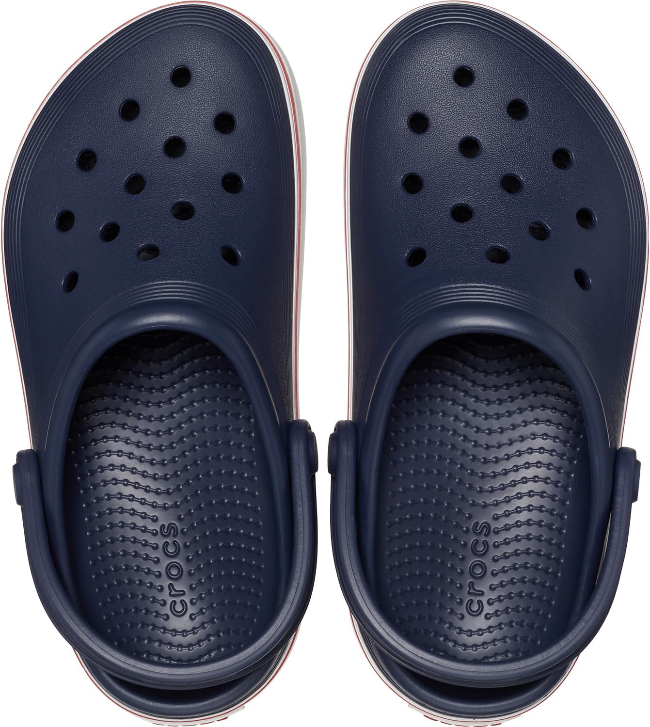 Детские сабо Crocs для отдыха вне корта, 4 Toddler Navy/Pepper — фото 4