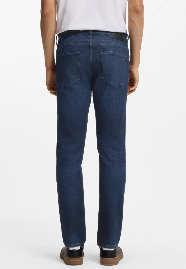 Джинсы slim fit, BOSS Orange, DELAWARE, темно-синий — фото 2