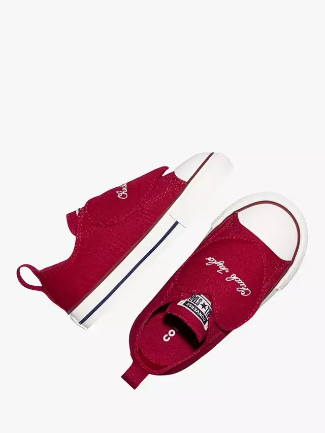 Детские кеды Chuck All Star из парусины с сердечками, Da/Wh/Bl Converse — фото 2