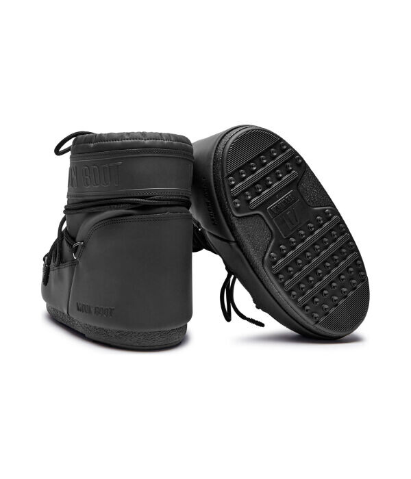 Ботинки зимние женские Moon Boot Icon Low резиновые, черный — фото 4