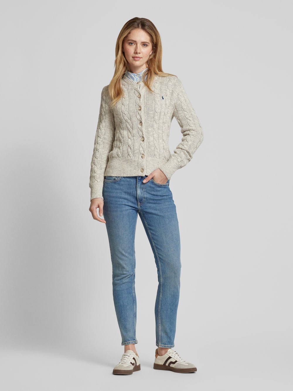 

Джинсы облегающего кроя с пятью карманами Polo Ralph Lauren