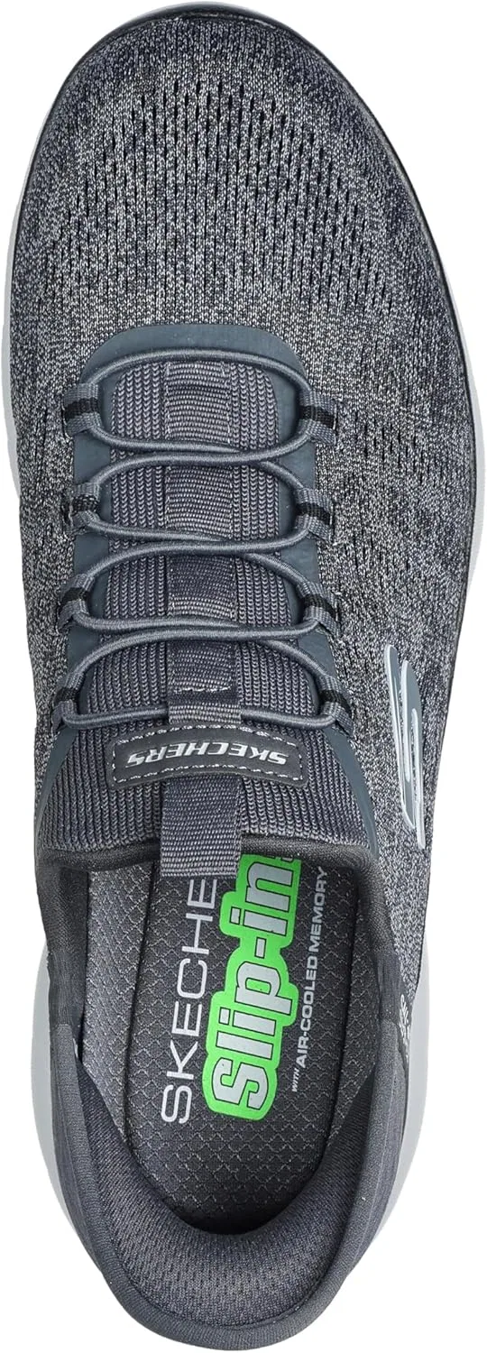 Кроссовки Skechers Men's Summits Key PaceTrainers, Charcoal Mesh Black Trim — фото 2