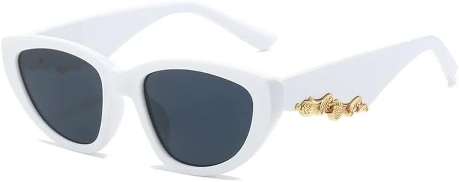 

LVTFCO Модные солнцезащитные очки большого размера «кошачий глаз» с градиентным переходом цвета, винтажная оправа для активного отдыха, женские очки с защитой от УФ-излучения UV400, 7