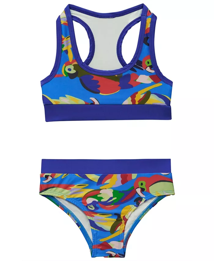 

Детский купальник Parrot Bikini для девочек Roarsome, синий