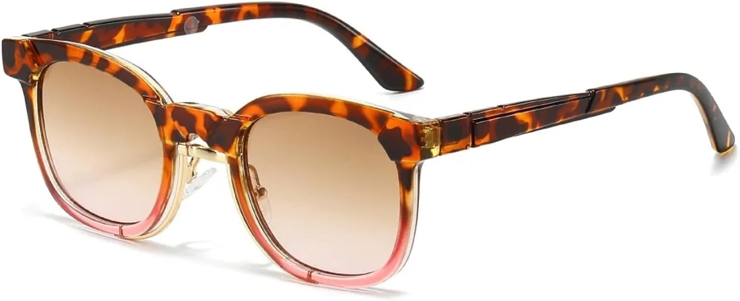 

Солнцезащитные очки с защитой UV400 | Градиентные круглые линзы с заклепками, зеленые линзы | для женщин и мужчин, для занятий спортом на открытом воздухе и вождения DSVIGF, Pink