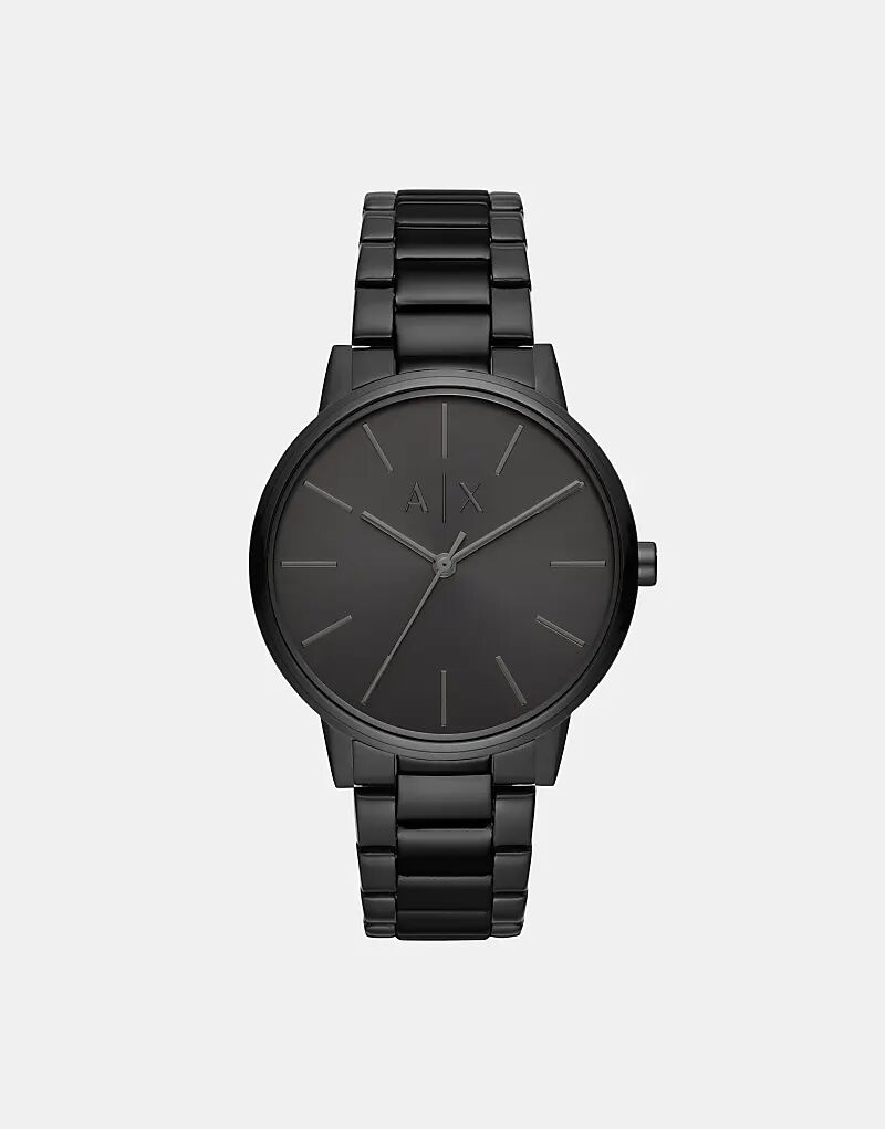 

Часы Armani Exchange с тремя стрелками из черной стали