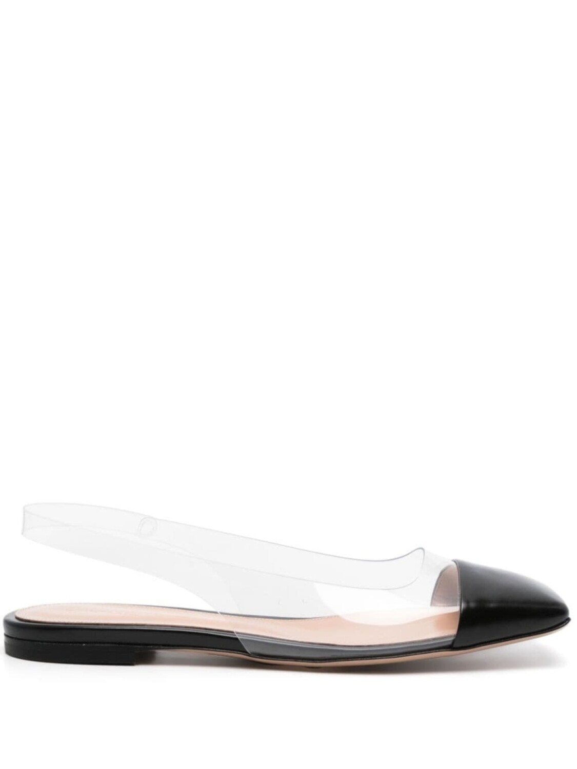 

Gianvito Rossi балетки из плексигласа, черный