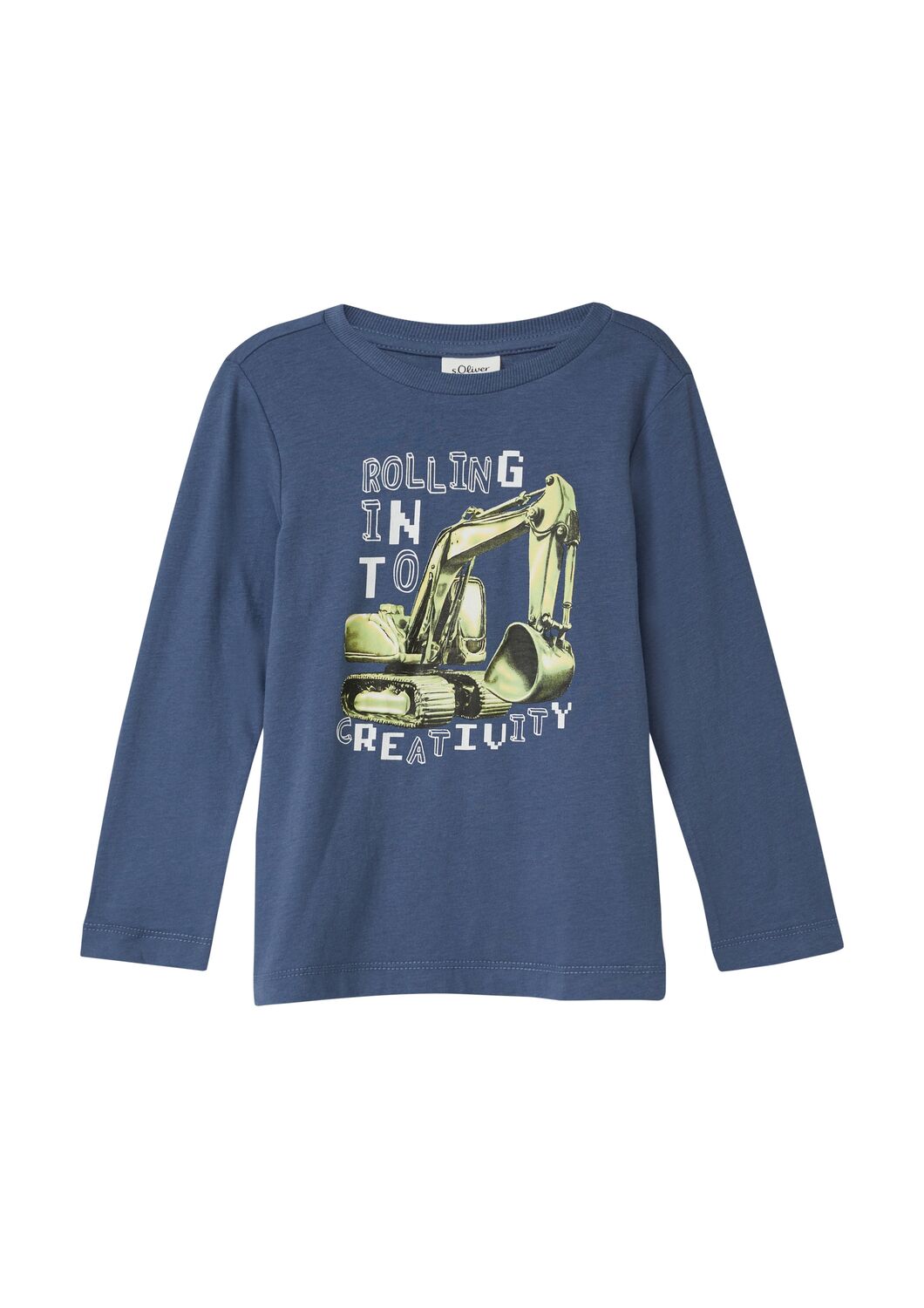 

s.Oliver Лонгслив в цвете сапфир