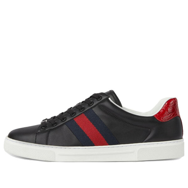 

Кроссовки ace low-top sneakers 'black red' Gucci, черный